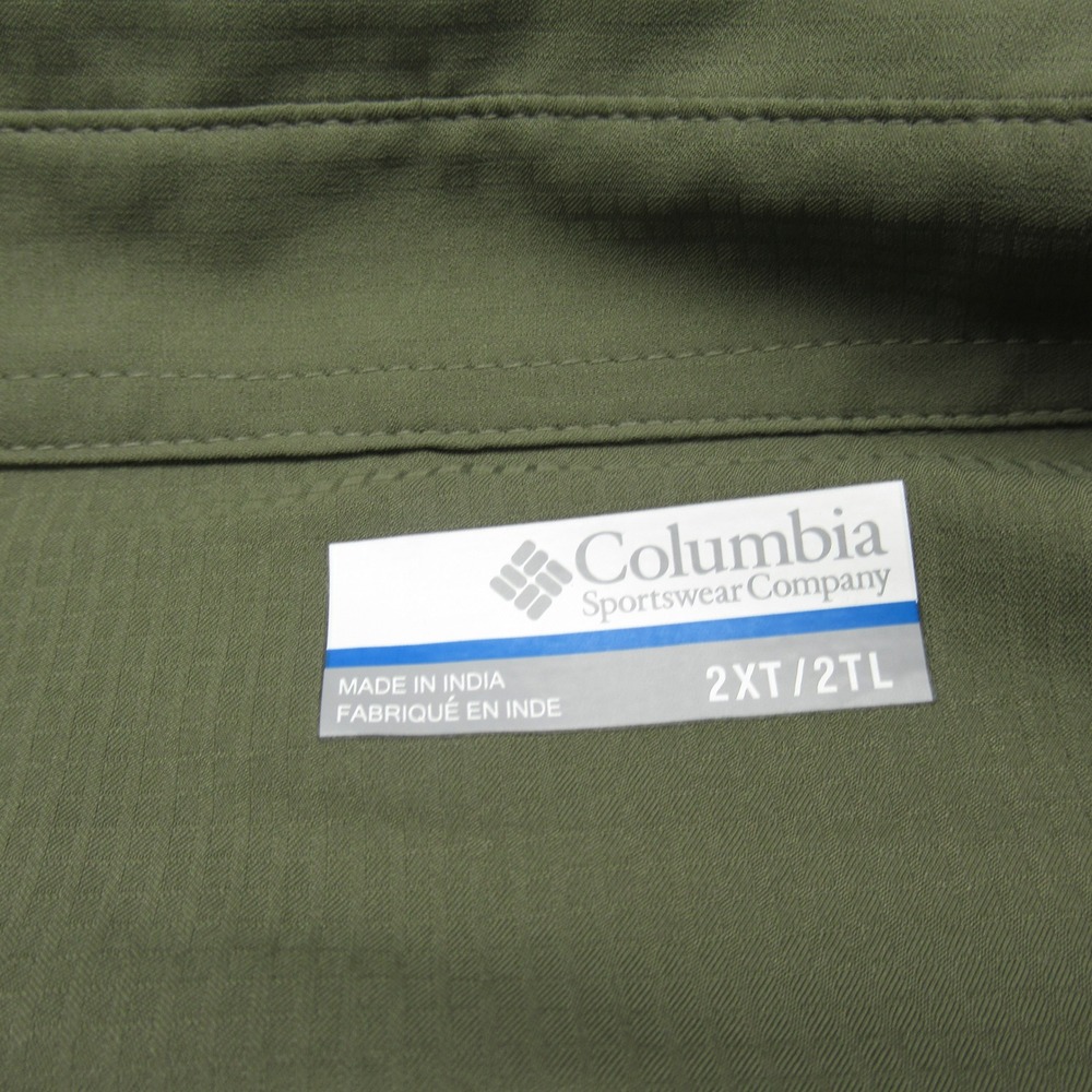 Columbia Shirt Mens 2XT Green Silver Ridge Utility Lite Short Sleeve Ripstop NEW - Picture 5 of 14